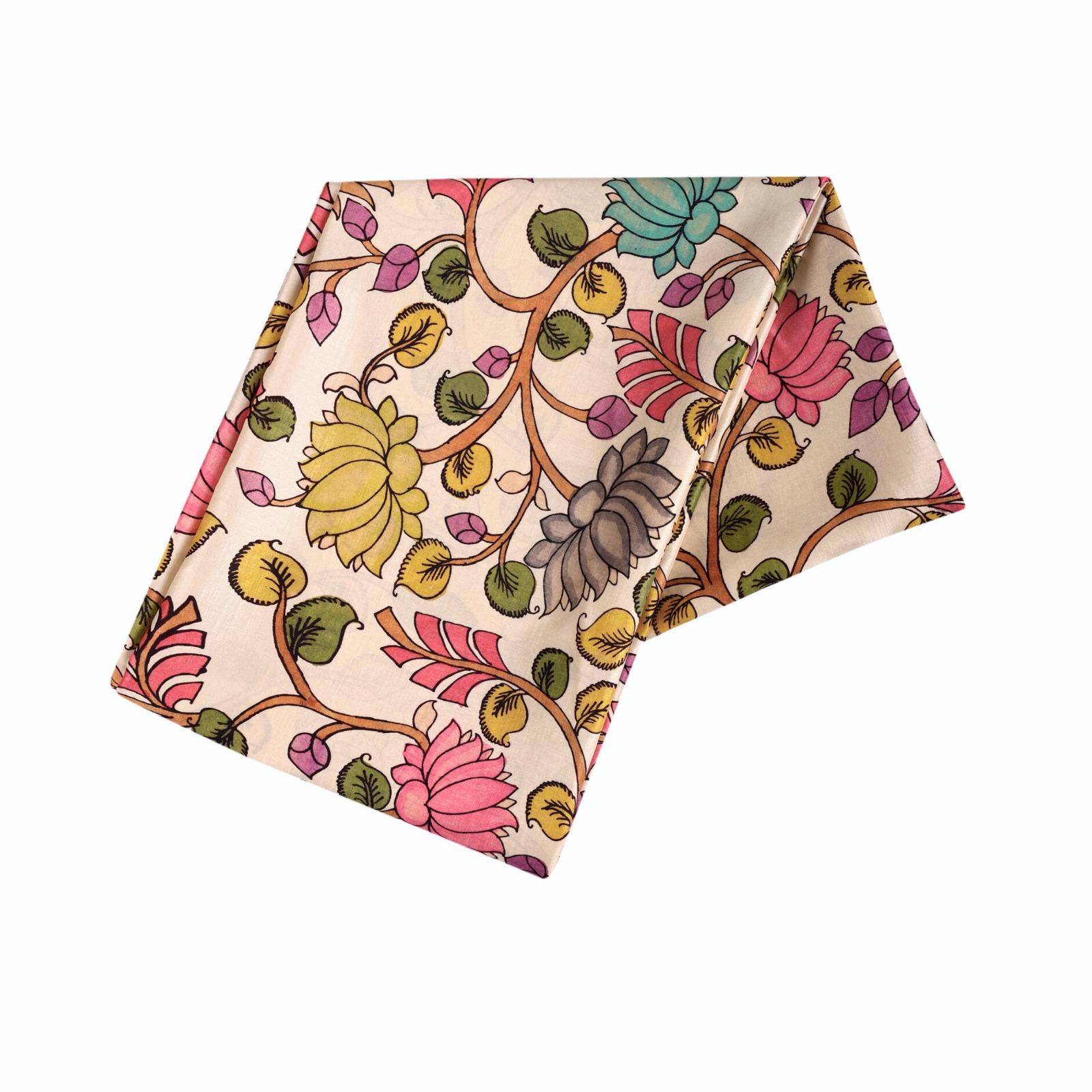 Premium Art Silk Kalamkari Fabric
